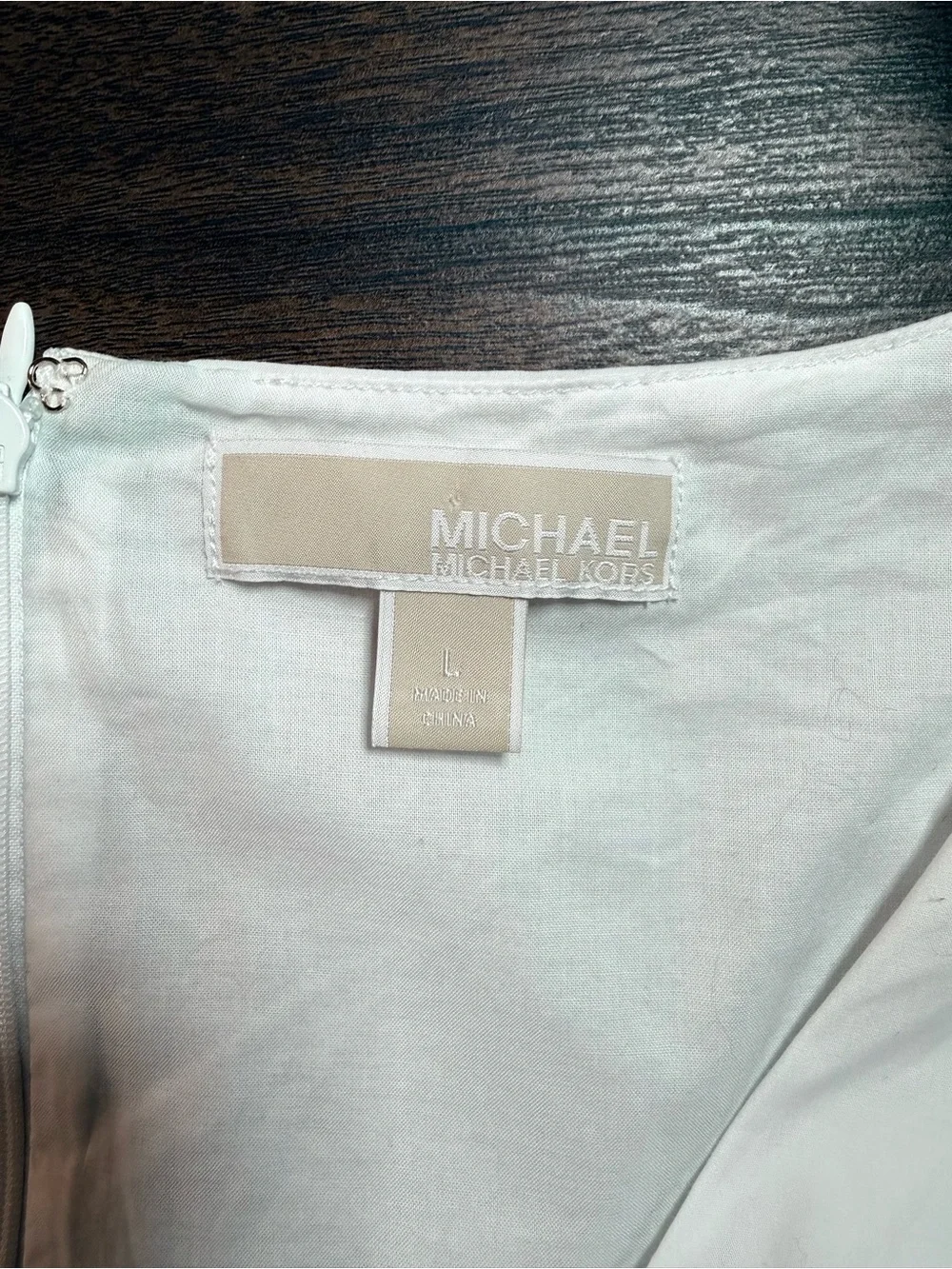 Michael Kors White Tiered Mini Dress